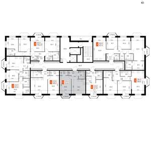 1-к квартира, вторичка, 43м2, 8/14 этаж