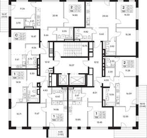 2-к квартира, вторичка, 70м2, 7/8 этаж