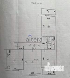 3-к квартира, вторичка, 67м2, 6/10 этаж
