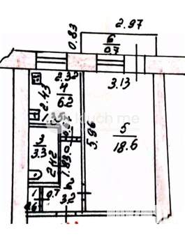 1-к квартира, вторичка, 32м2, 8/10 этаж