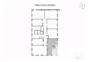 3-к квартира, вторичка, 68м2, 15/22 этаж