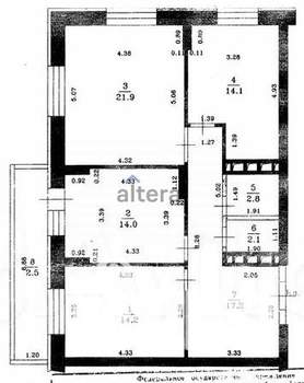 3-к квартира, вторичка, 89м2, 10/18 этаж