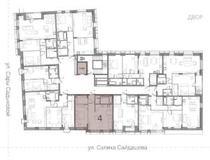 2-к квартира, вторичка, 57м2, 2/4 этаж