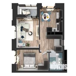 2-к квартира, вторичка, 46м2, 12/23 этаж