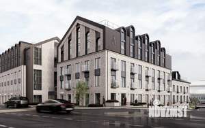 1-к квартира, строящийся дом, 53м2, 3/5 этаж