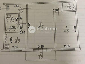 2-к квартира, вторичка, 47м2, 2/5 этаж