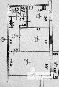 2-к квартира, вторичка, 51м2, 10/10 этаж