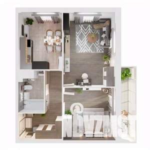 2-к квартира, вторичка, 65м2, 2/19 этаж