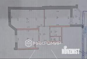 2-к квартира, вторичка, 72м2, 7/11 этаж