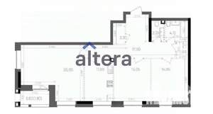 4-к квартира, сданный дом, 95м2, 7/16 этаж