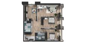 3-к квартира, вторичка, 84м2, 3/24 этаж