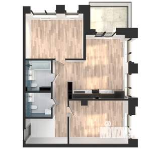 2-к квартира, вторичка, 67м2, 2/23 этаж