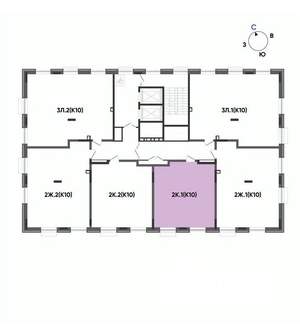 2-к квартира, вторичка, 48м2, 8/14 этаж