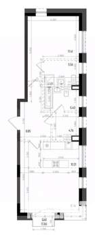 2-к квартира, вторичка, 70м2, 4/22 этаж