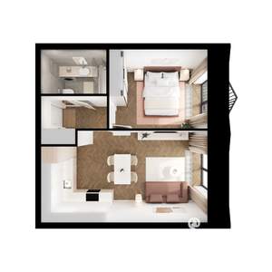 1-к квартира, вторичка, 43м2, 5/15 этаж