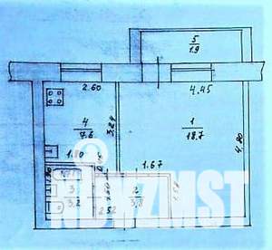 1-к квартира, вторичка, 35м2, 2/5 этаж