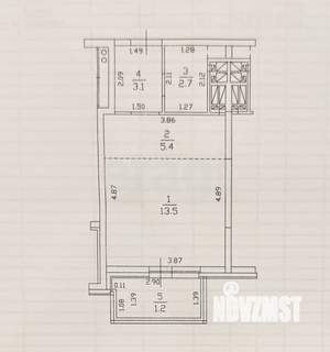 Студия квартира, вторичка, 25м2, 13/20 этаж