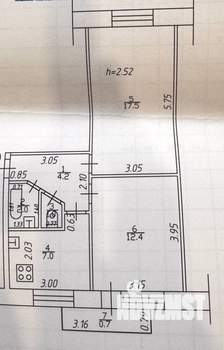 2-к квартира, вторичка, 45м2, 4/5 этаж