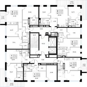 1-к квартира, вторичка, 49м2, 7/8 этаж