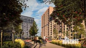 1-к квартира, строящийся дом, 39м2, 7/18 этаж