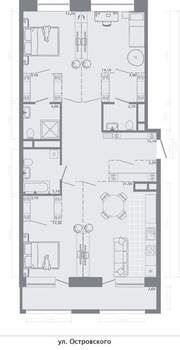 3-к квартира, вторичка, 105м2, 5/8 этаж