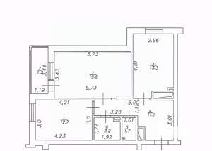 2-к квартира, вторичка, 62м2, 13/18 этаж