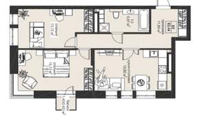 2-к квартира, вторичка, 63м2, 5/5 этаж