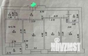 3-к квартира, вторичка, 75м2, 1/9 этаж