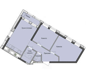 2-к квартира, вторичка, 55м2, 8/23 этаж