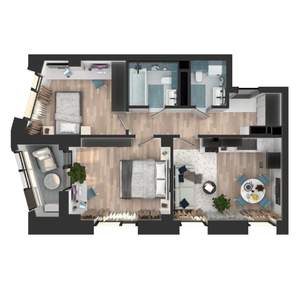 2-к квартира, вторичка, 55м2, 7/23 этаж