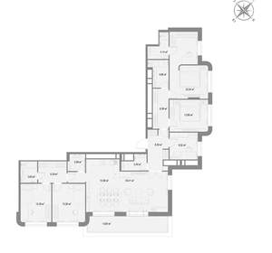 2-к квартира, вторичка, 136м2, 20/22 этаж