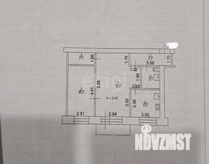 2-к квартира, вторичка, 44м2, 4/5 этаж