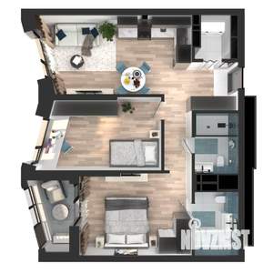 2-к квартира, вторичка, 67м2, 6/23 этаж