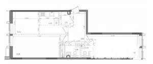 3-к квартира, вторичка, 78м2, 13/22 этаж