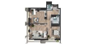 2-к квартира, вторичка, 68м2, 12/24 этаж