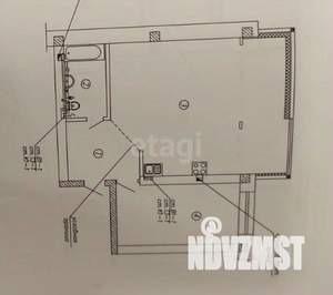 2-к квартира, вторичка, 57м2, 1/5 этаж