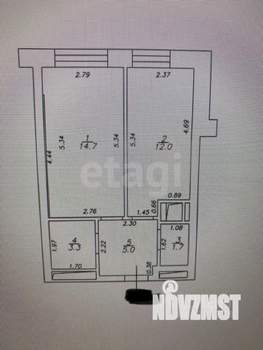 1-к квартира, вторичка, 37м2, 6/25 этаж