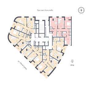 2-к квартира, вторичка, 62м2, 6/22 этаж