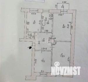 3-к квартира, вторичка, 77м2, 2/4 этаж
