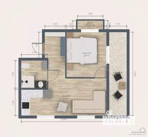 1-к квартира, вторичка, 37м2, 2/9 этаж
