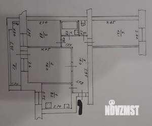 3-к квартира, вторичка, 60м2, 10/10 этаж