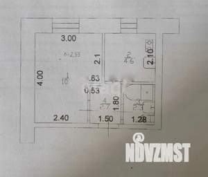 1-к квартира, вторичка, 29м2, 7/9 этаж