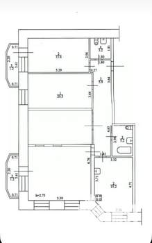 4-к квартира, вторичка, 63м2, 3/7 этаж