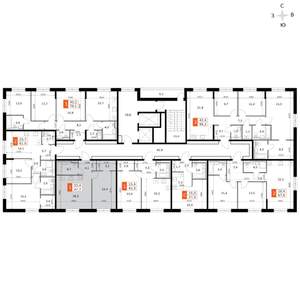 2-к квартира, вторичка, 48м2, 6/14 этаж