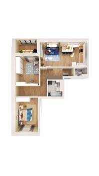3-к квартира, вторичка, 81м2, 10/10 этаж