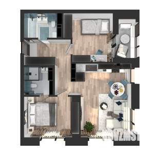 2-к квартира, вторичка, 58м2, 6/23 этаж