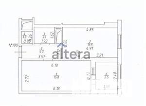 1-к квартира, вторичка, 41м2, 5/25 этаж