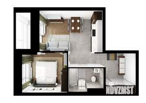 1-к квартира, вторичка, 40м2, 4/24 этаж
