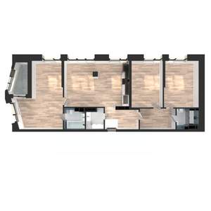 3-к квартира, вторичка, 107м2, 3/23 этаж