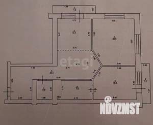 2-к квартира, вторичка, 85м2, 4/7 этаж